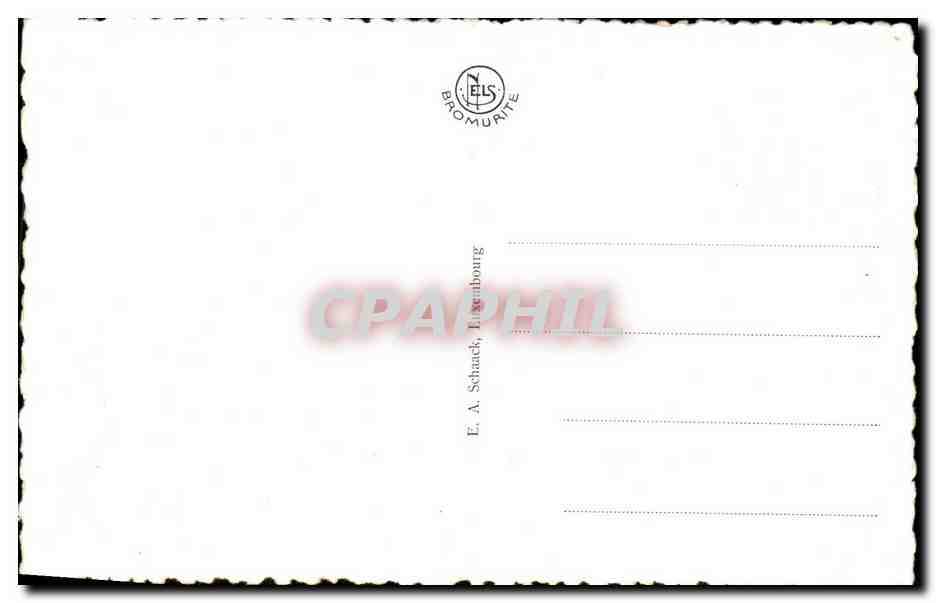 CPA Luxembourg Pont Adolphe — Verso