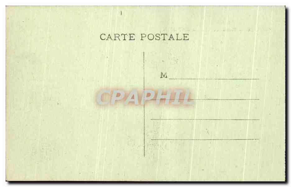 CPA L'Auvergne Cantal Ruines du Chateau d'Apchon — Verso