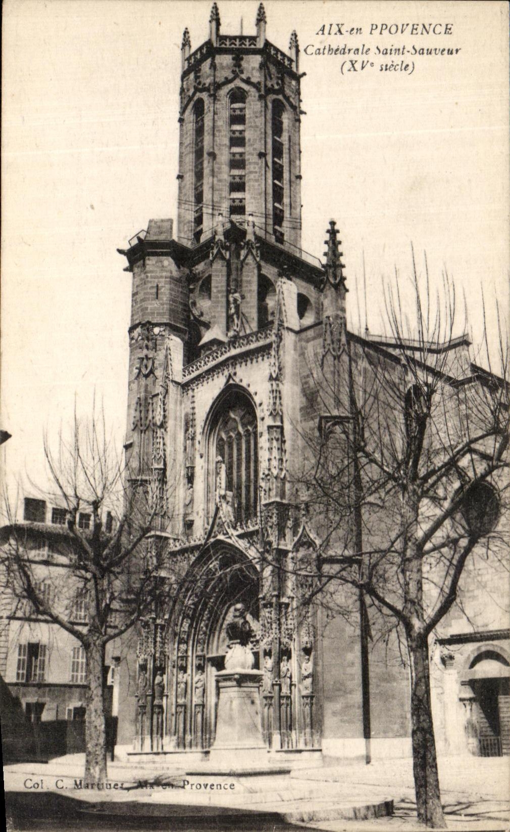 Aix-en-Provence — Kathedrale Saint-Sauveur (15. Jahrhundert) — Col. C. Martineau
