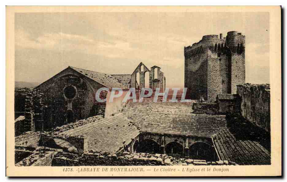 Abbaye de Montmajour — Le Cloître, L'Église et le Donjon