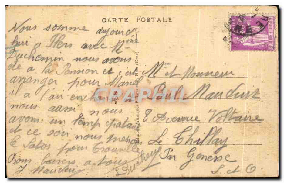 La Vère à la Martinique — Vallée de la Vère — P. Lorasun, n°314 — Verso