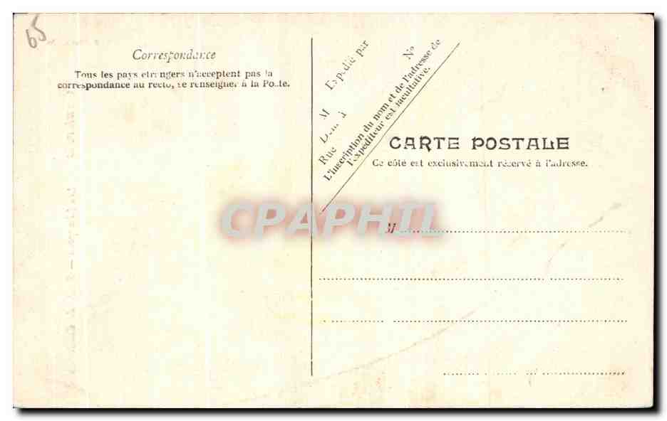 Les Limaçons — Route de Cauterets — Y. P. Paris No. 8 — Reverso