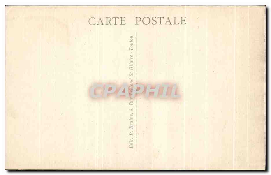 Toulon — La Porte de la Mairie et les Cariatides de Puget — Édit. P. Braïtoe — Reverso