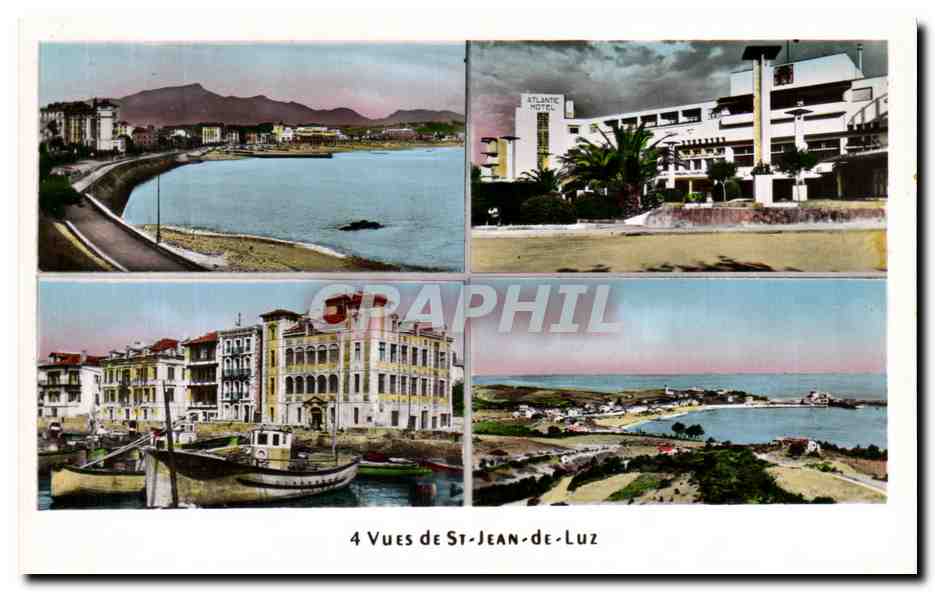 St-Jean-de-Luz — 4 Vues — Les Éditions Chatagneau, Bordeaux