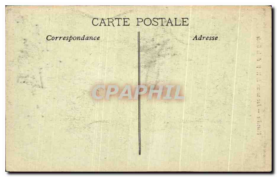 CPA Marseille Ascenseurs De La Garde — Verso