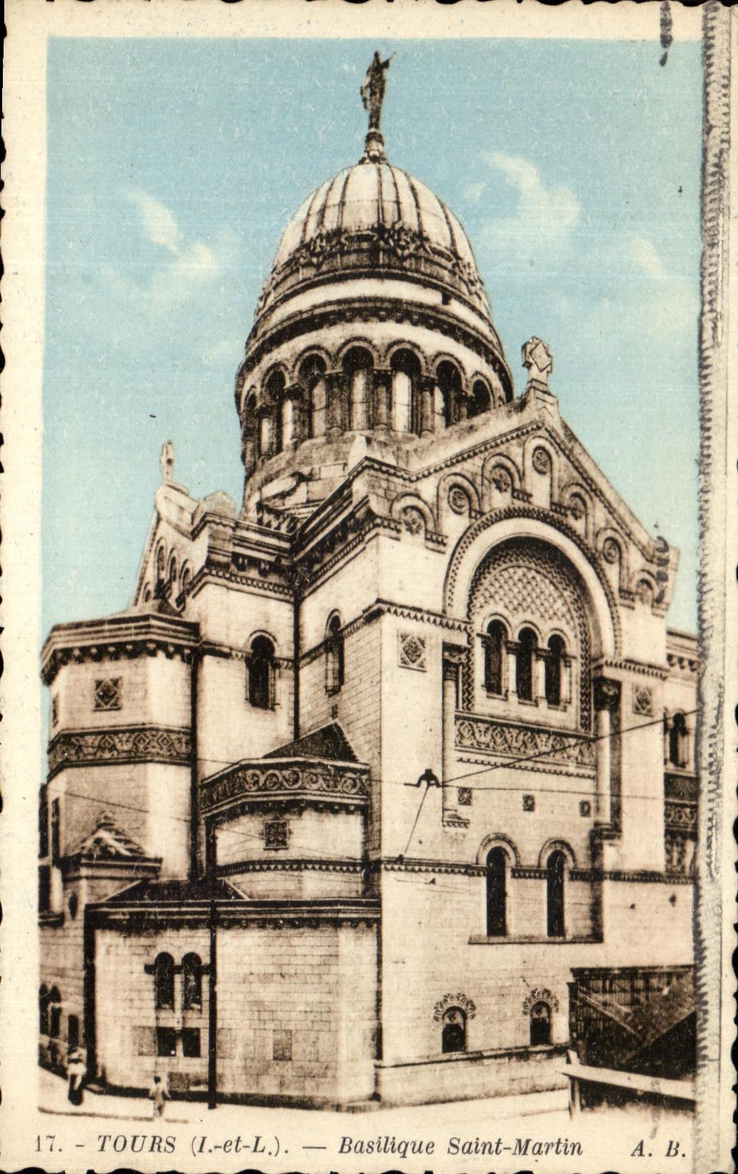 CPA Tours Basilique Saint Martin