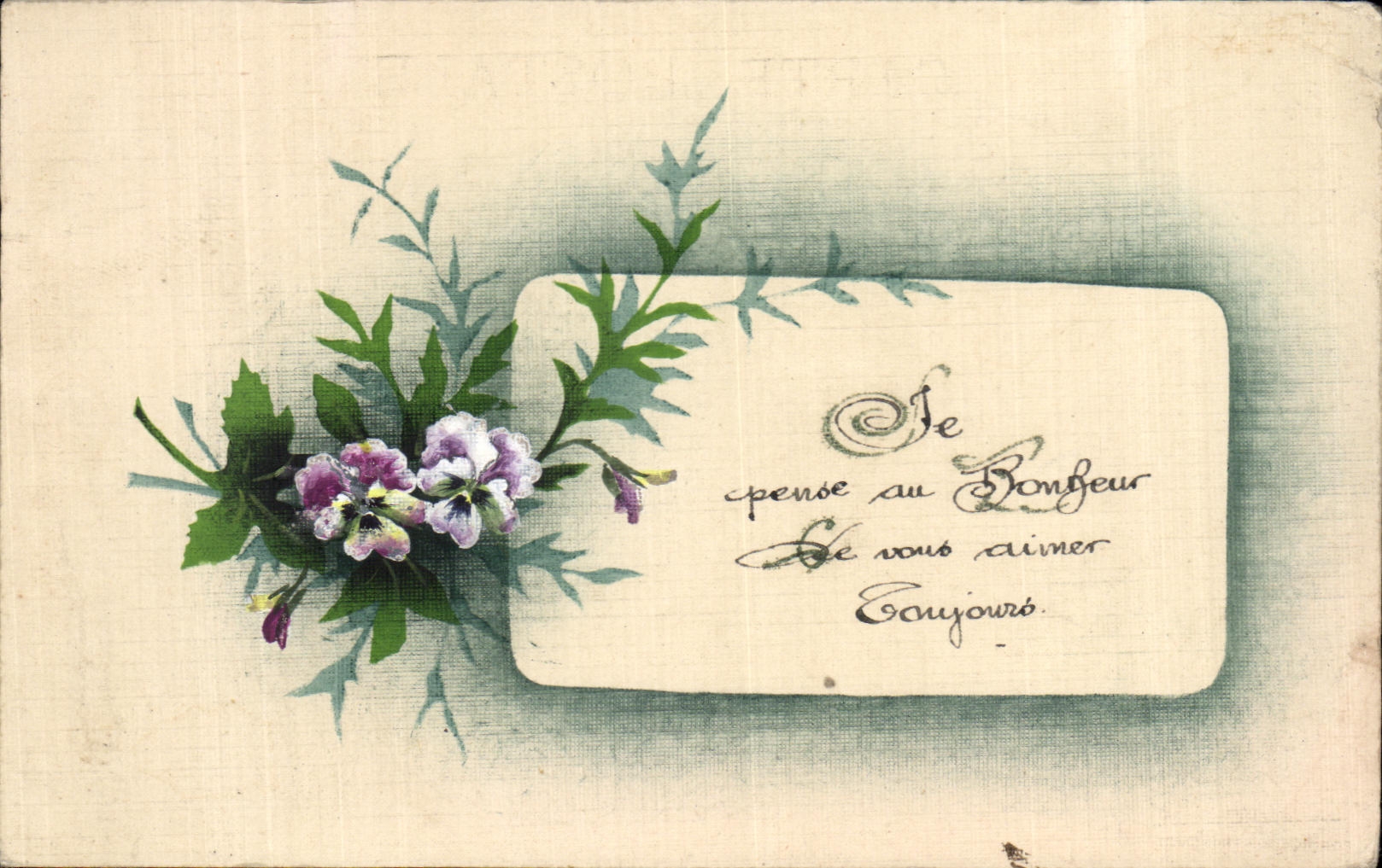 CPA Fantaisie Fleurs 