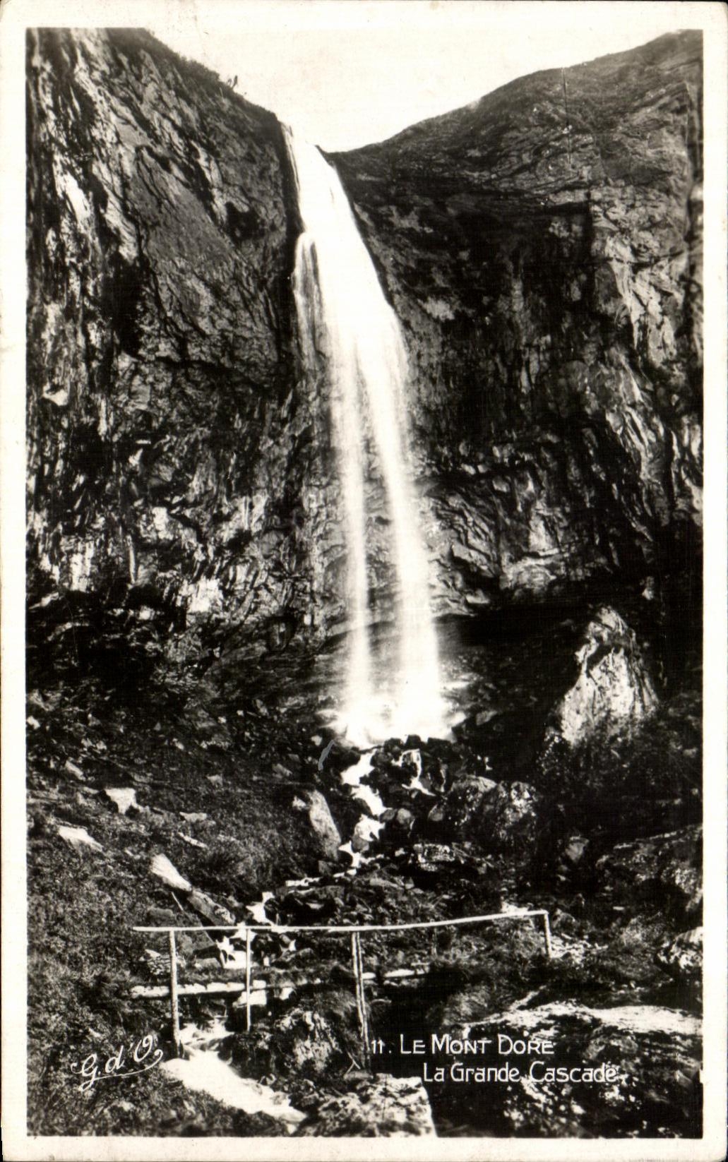 CPSM Le Mont Dore La grande cascade