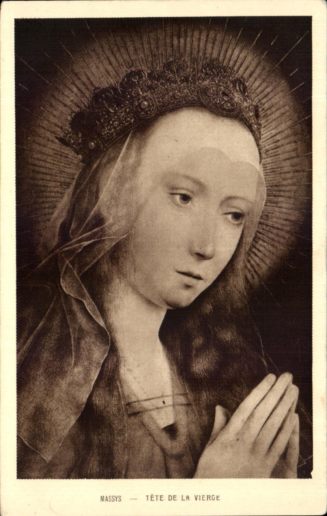 Tête de la Vierge — Massys — Éditeur non visible