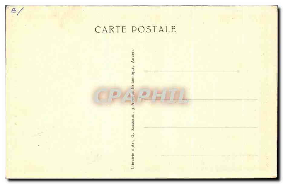 Tête de la Vierge — Massys — Éditeur non visible — Verso
