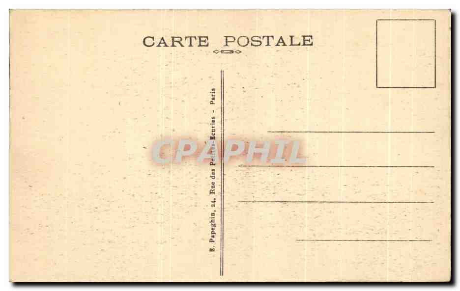 CPA Paris La Tour Saint Jacques — Rückseite