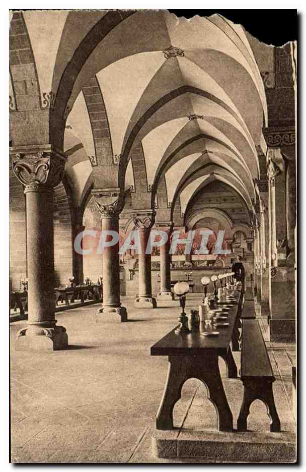 CPALa fresque du refectoire de l'abbaye de St Pierre de Solesmes