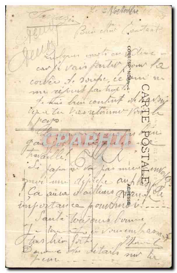 CPA Paris Le Palais de l'Opera — Rückseite