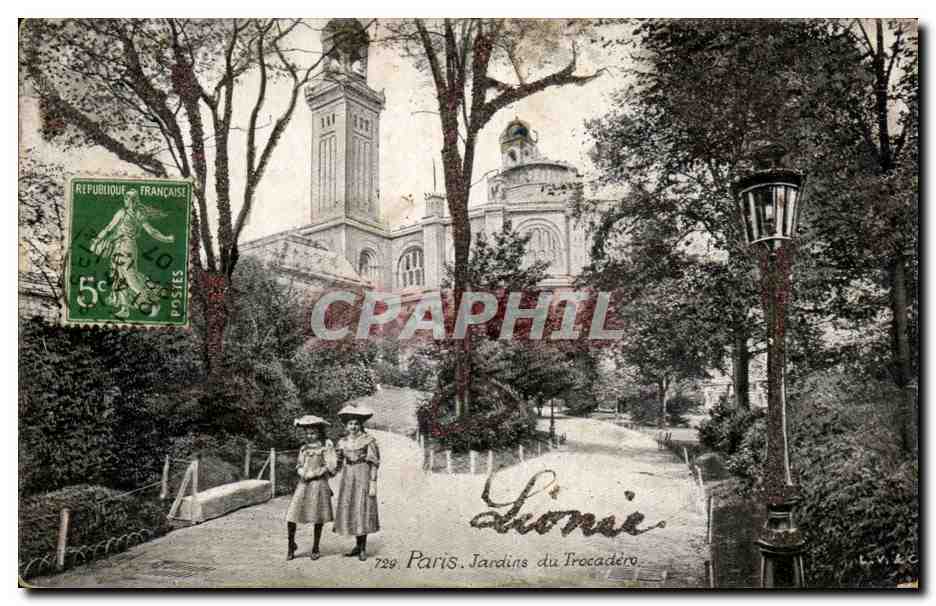 Paris. Jardins du Trocadéro — Lionie, éditeur n°729
