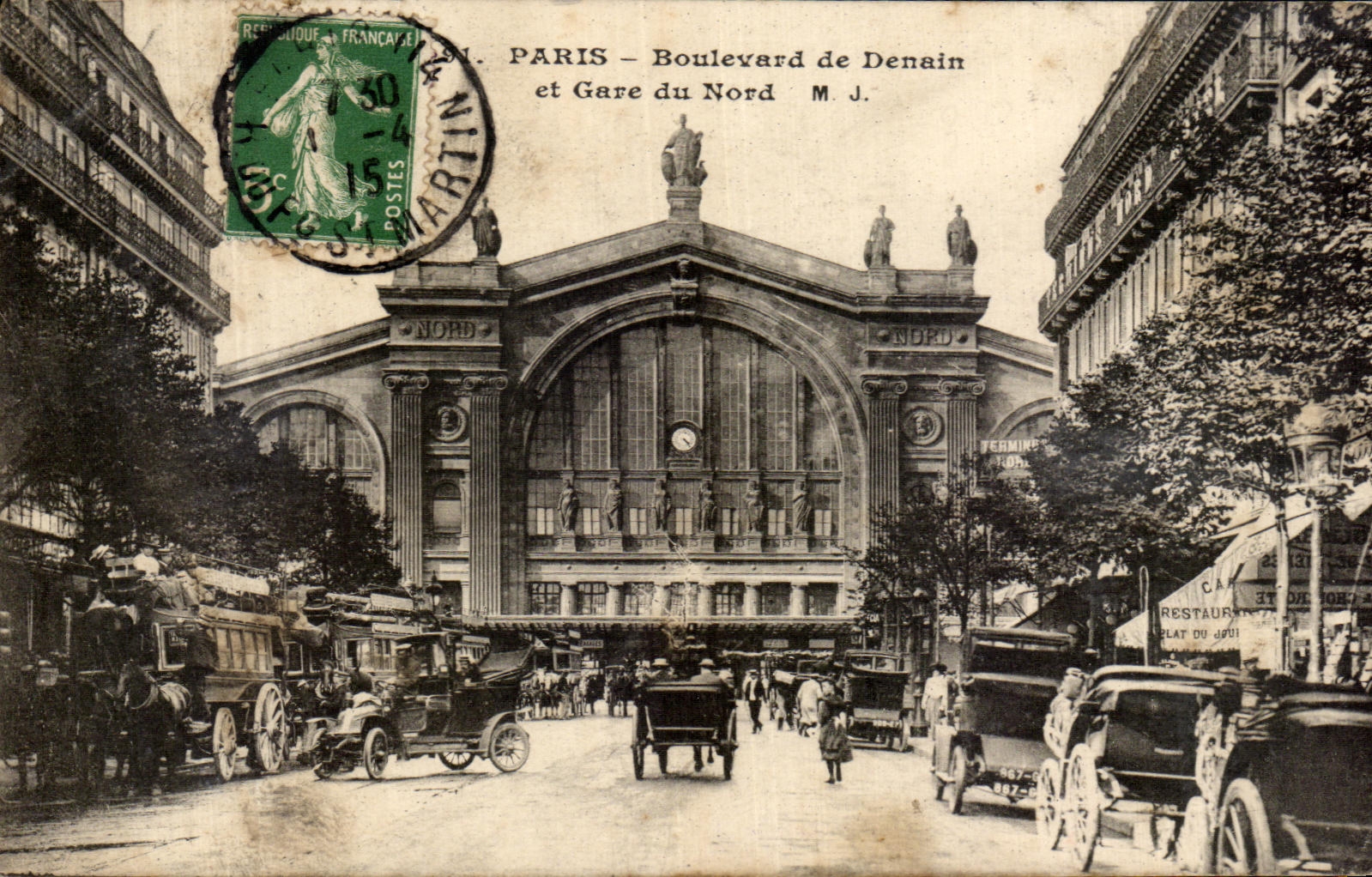 Paris – Boulevard de Denain et Gare du Nord — M. J.