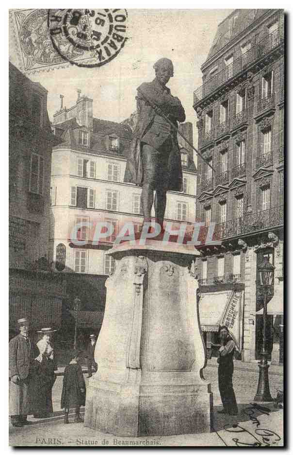 REPRO Paris Statue de Beaumarchais