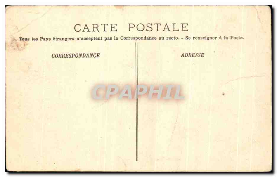 CPA Paris Le Grand Palais — Verso