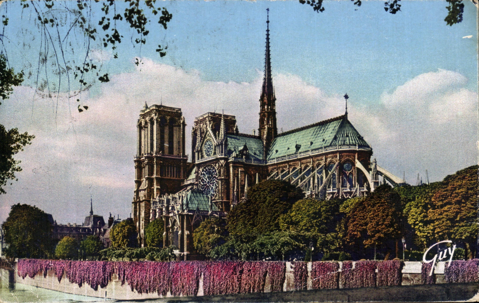 CPSM Paris la Cathedrale Notre Dame