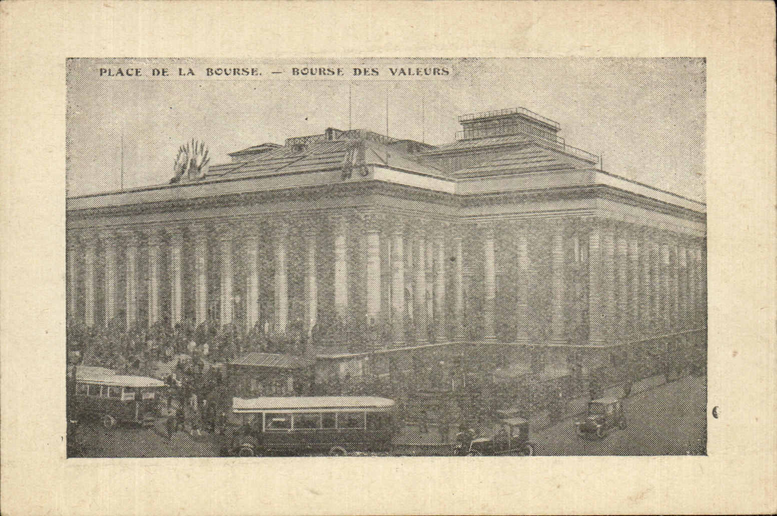 CPA Paris De La Bourse Bourse Des Valeurs