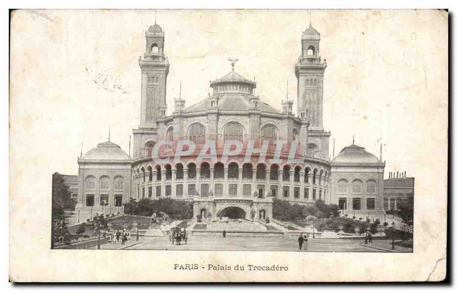 CPA Paris Palais du Trocadero