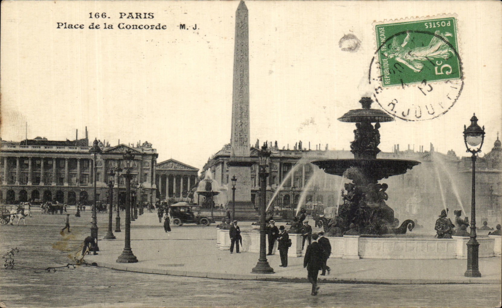 CPA Paris Place de la Concorde