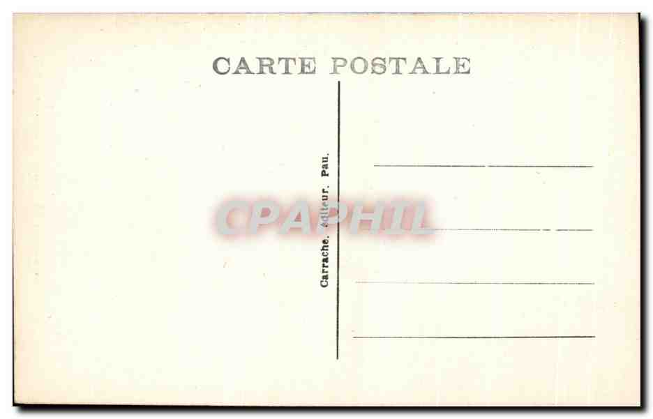 Pau — Château Henri IV — Entrée principale et Cour d'Honneur — Verso