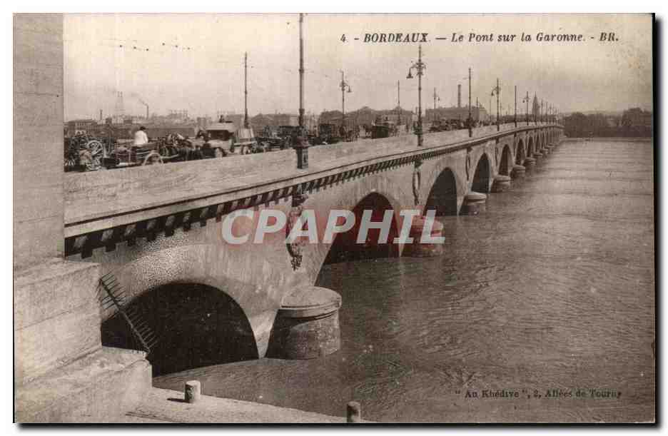 CPA Bordeaux Le Pont sur la Garonne