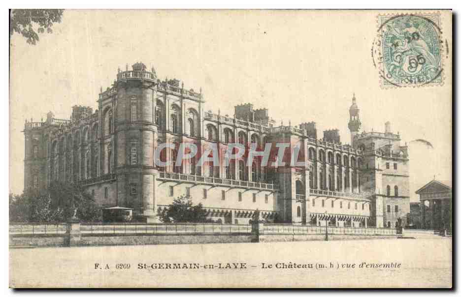 St-GERMAIN-en-LAYE — Le Château (m. h.) vue d'ensemble — F.A 0269