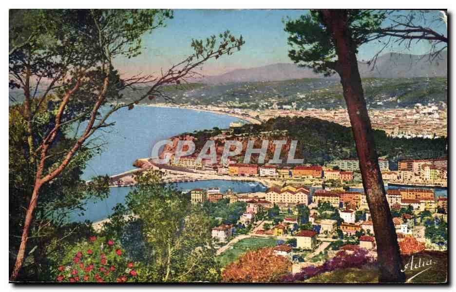CPA Nice Vue Generale prise du Mont Boron