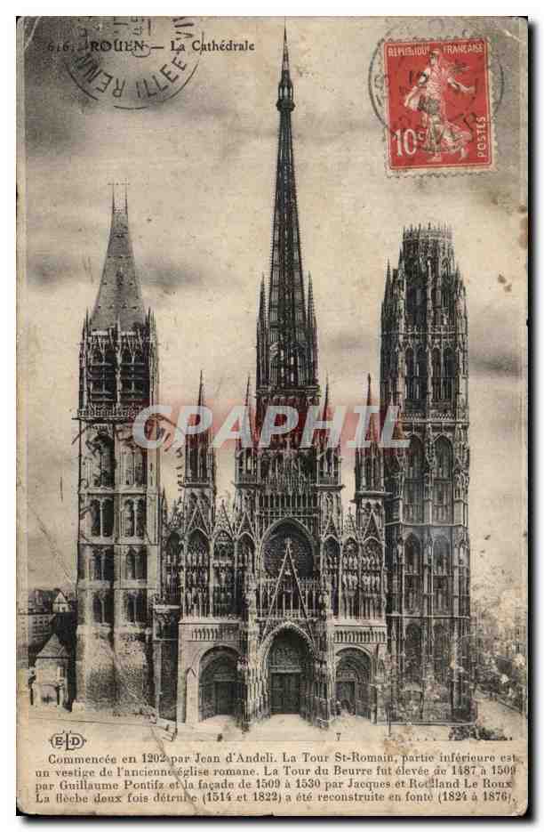 CPA Rouen La Cathedrale 