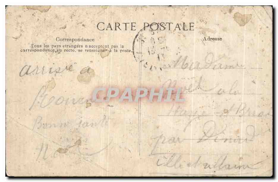 CPA Rouen La Cathedrale  — Verso