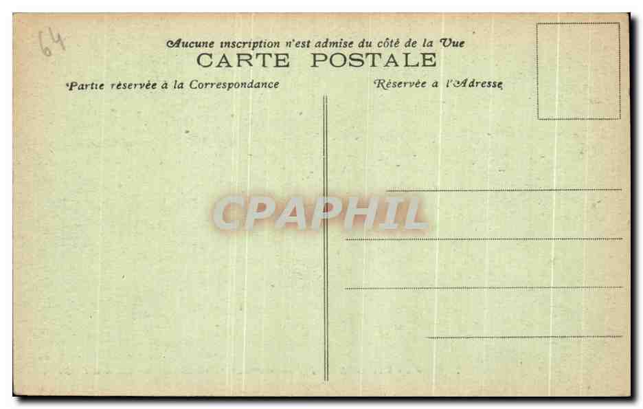 CPA Bayonne Interieur du Cloitre de la Cathedrale — Verso