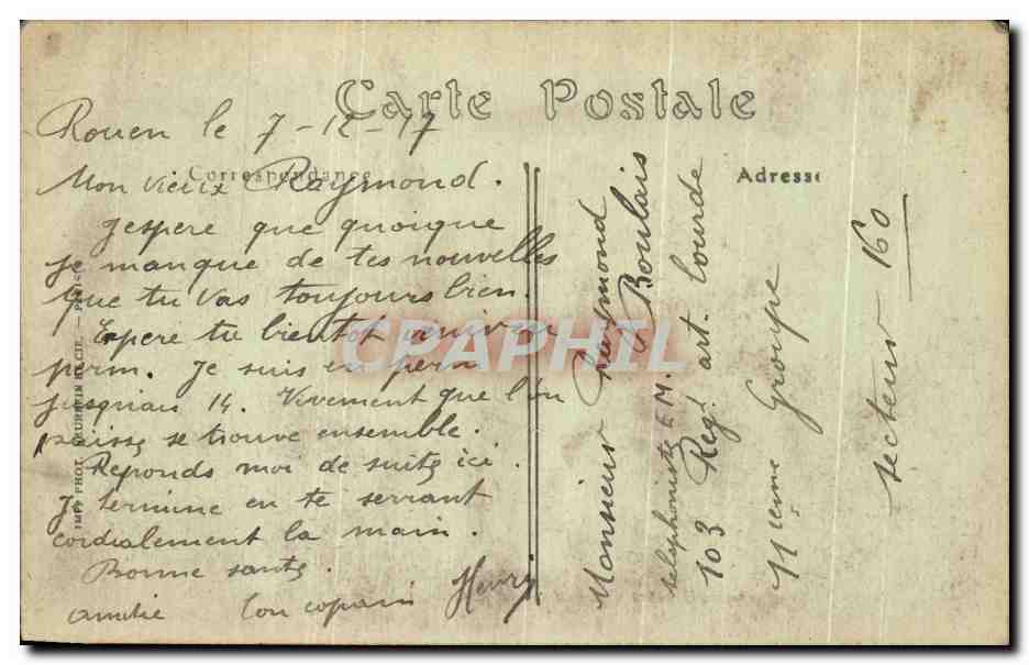 CPA Rouen Embarcadere des Bateaux de la Bouille et le Quai de Paris Peniches  — Verso