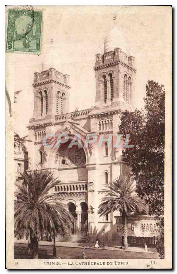 CPA Tunis La Cathedrale De Tunis Tunisie