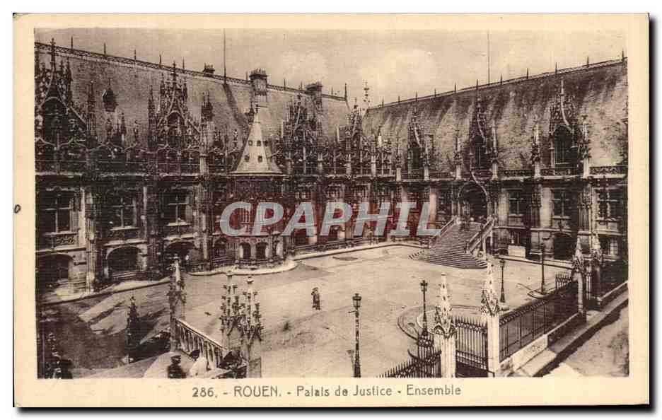 CPA Rouen Palals de Justice Ensemble