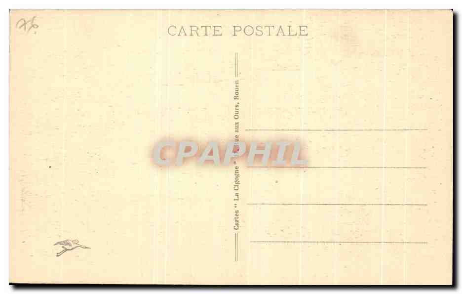 CPA Rouen Palals de Justice Ensemble — Verso