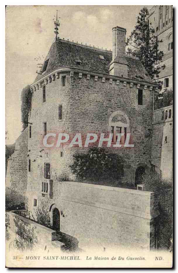 Mont Saint-Michel — La Maison de Du Guesclin — éditeur ND, n° 33