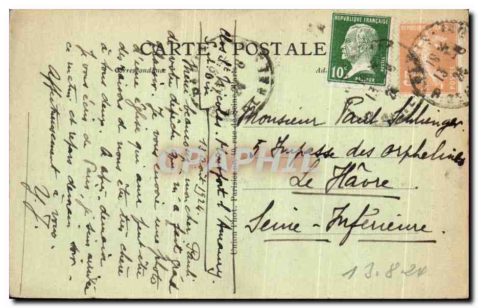 Montfort-l'Amaury (S.-et-O.) — The Apse of the Church — Postcard No. 30 — Back