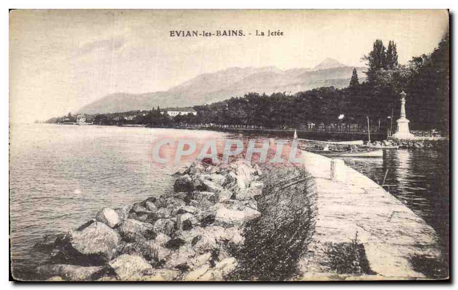 CPA Evian les Bains La Jetee