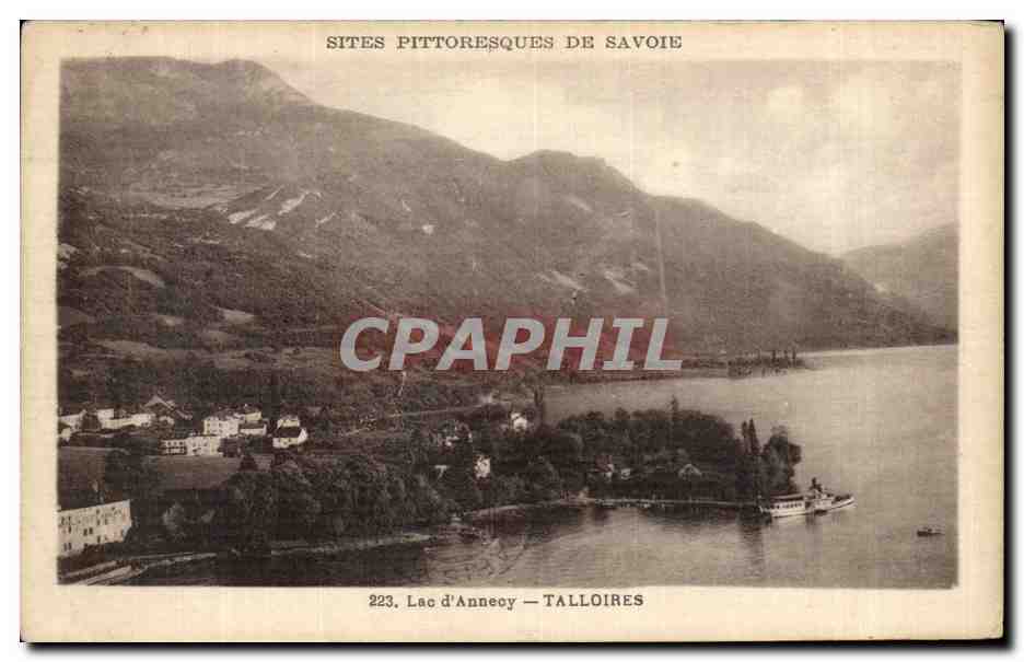 Lac d'Annecy — Talloires — Sites pittoresques de Savoie — n°223