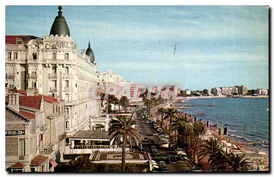 CPA Cannes La Promenade de la Croisette et les Grands Hotels
