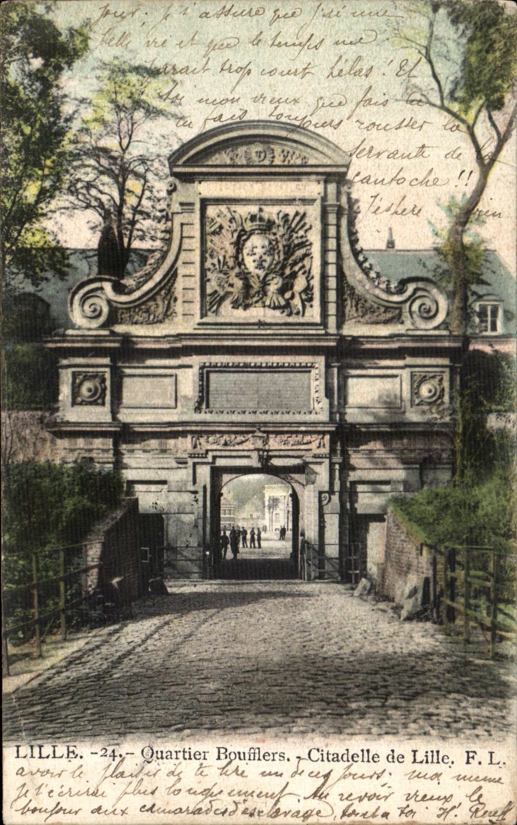 CPA Lille Quartier Boufflers Citadelle de Lille