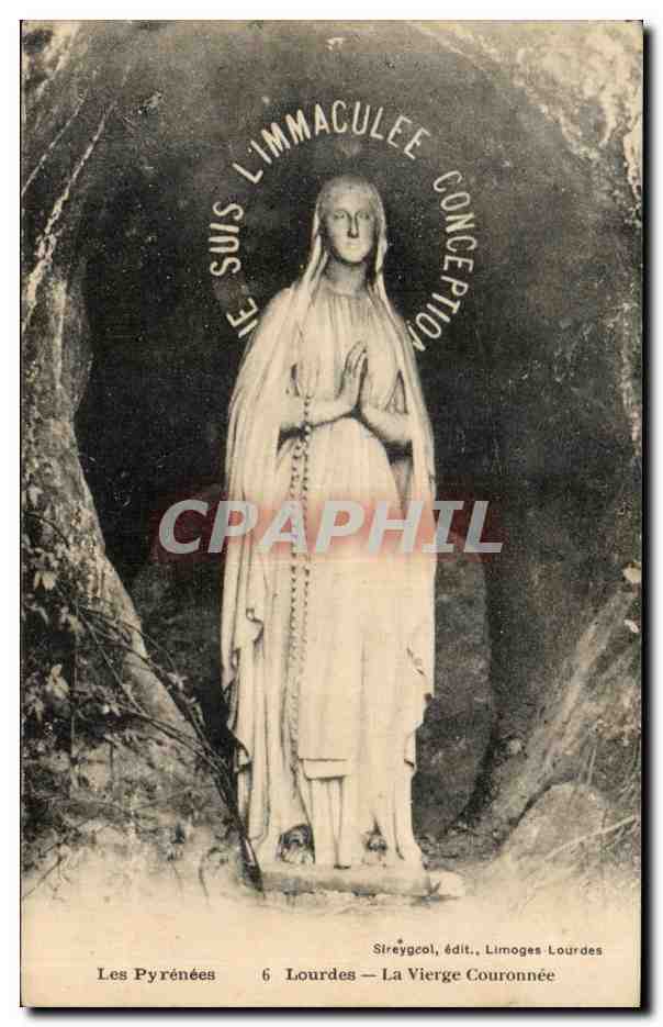 Lourdes — La Vierge Couronnée — Sireygcôl, édit., Limoges