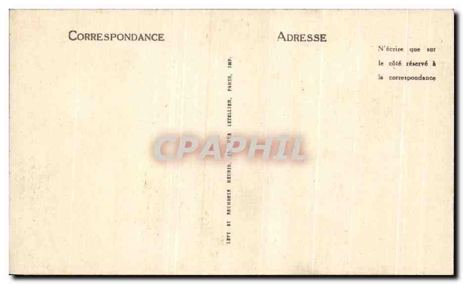 CPA La Vie de Bernadette L'Apparition de I'Immaculee Conception — Rückseite