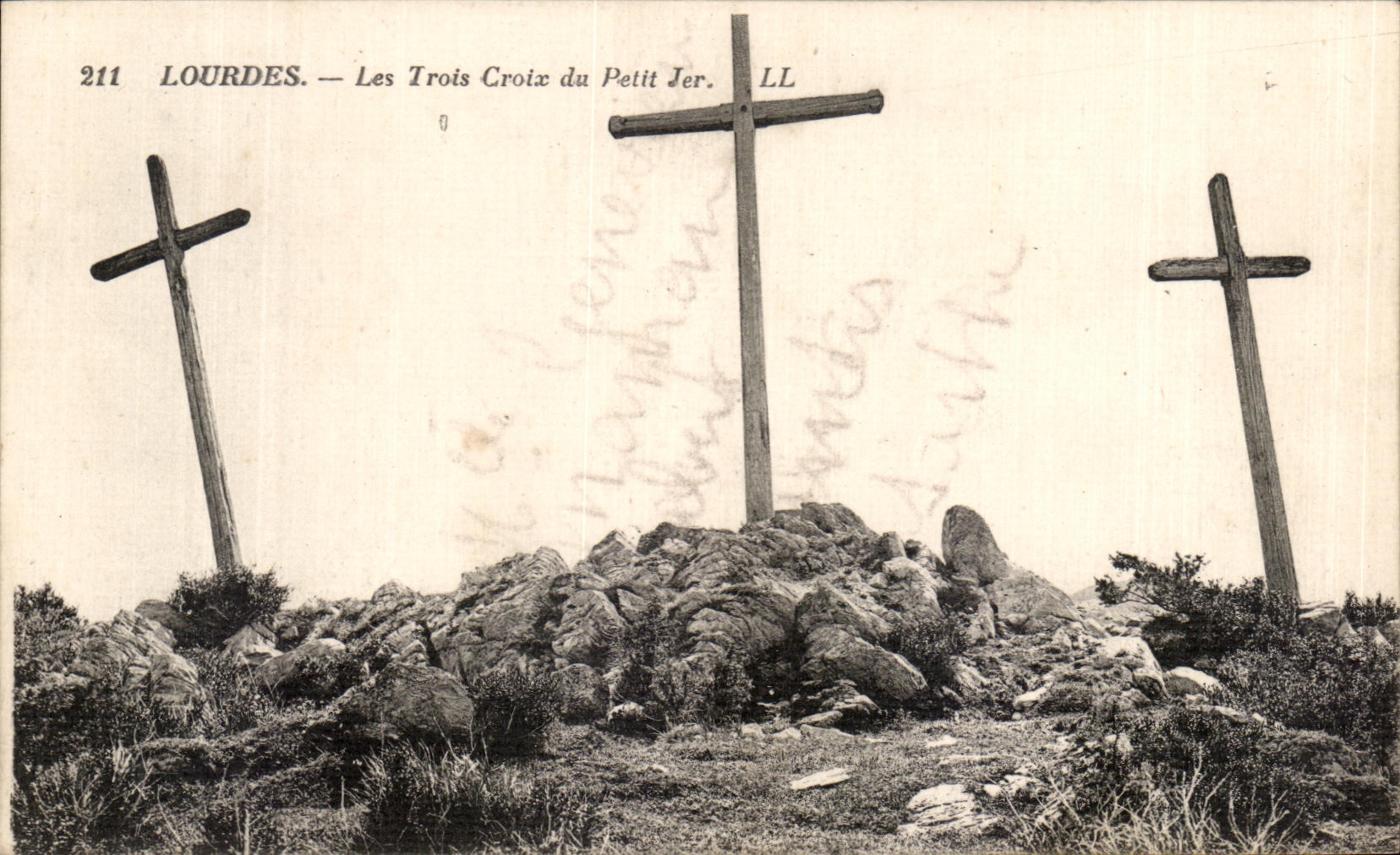 CPA Lourdes Les Trois Croix du Petit Jer