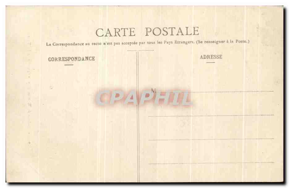 CPA Madame de Warens d'apres Quentin de La Tour — Verso