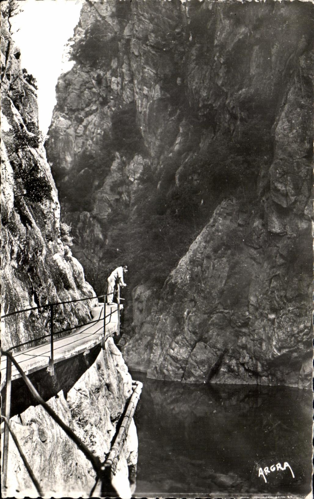 CPA Amelie les Bains Gorges du Mondony