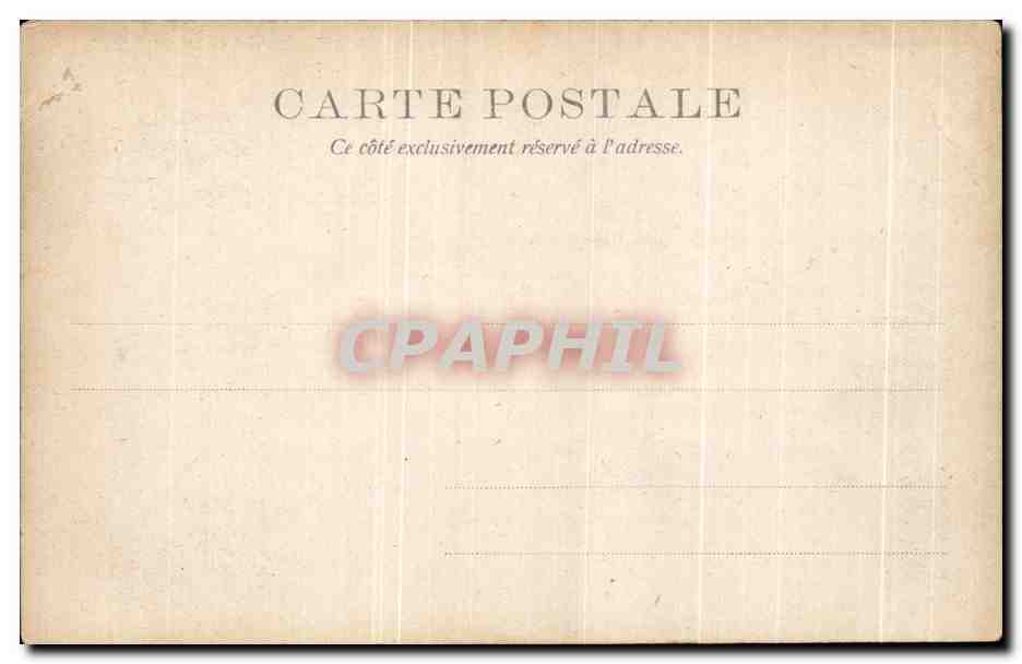 CPA Le Chateau Smith et la Reserve Nice — Rückseite