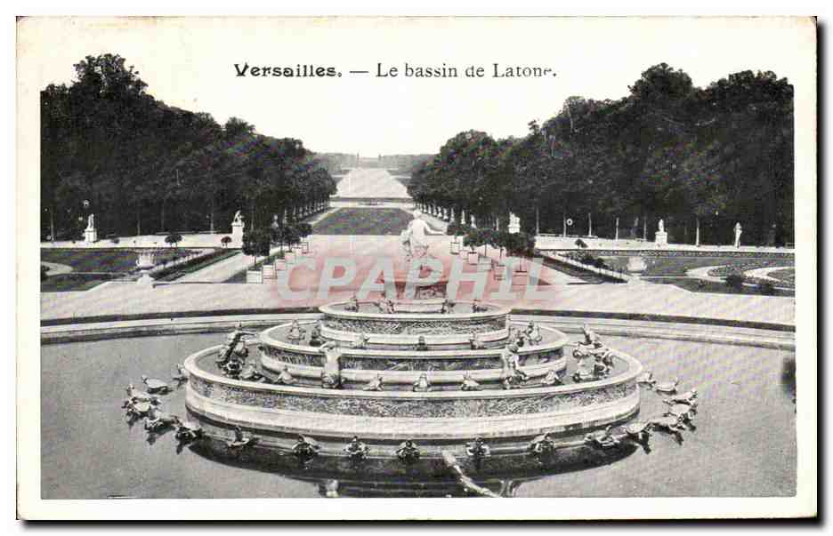 CPA Versailles Le Bassin de Latone