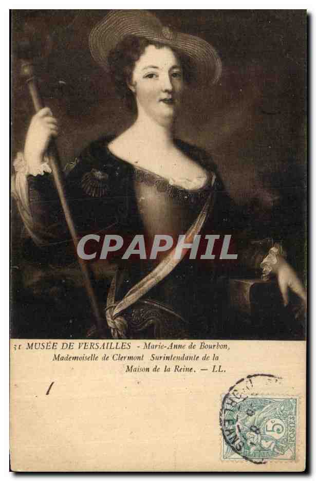 CPA Musee De Versailles Marie Anne de Bourbon Mademoiselle de Clermont Surintendante de la Maison de la reine 